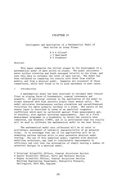 (PDF) Development and Application of a Mathematical Model of Wave ...