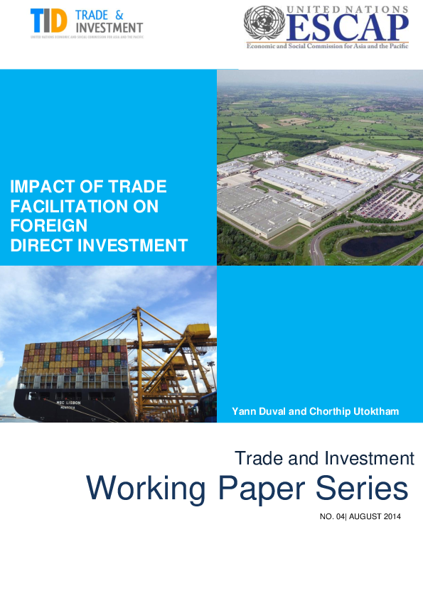 (PDF) Impact of Trade Facilitation on Foreign Direct Investment
