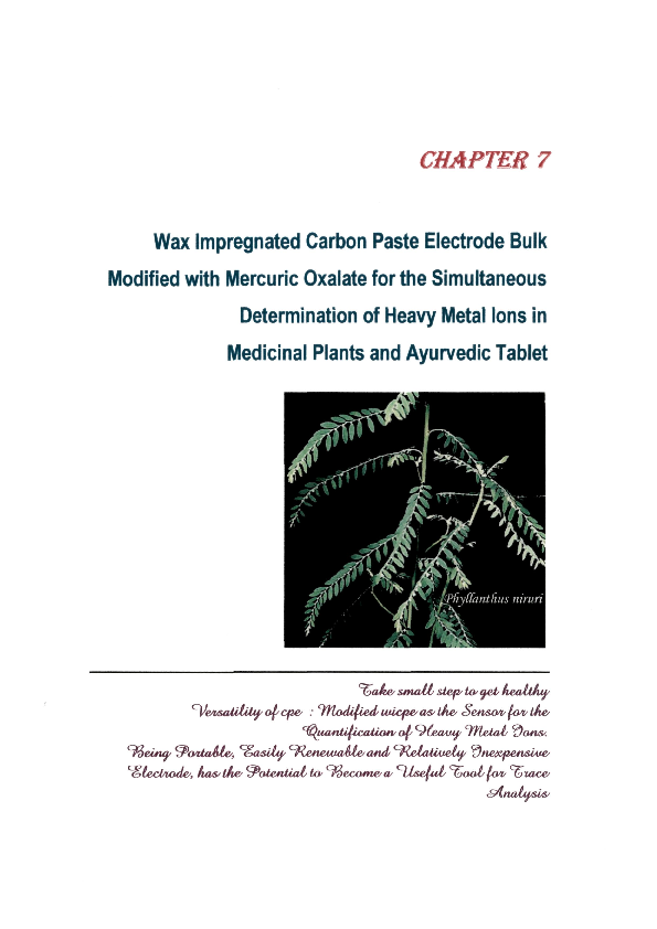 (PDF) Wax-Impregnated Carbon Paste Electrode Modified with Mercuric ...