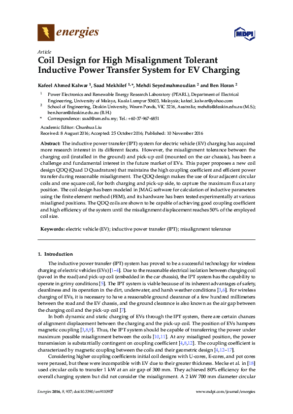 (PDF) Coil Design for High Misalignment Tolerant Inductive Power ...