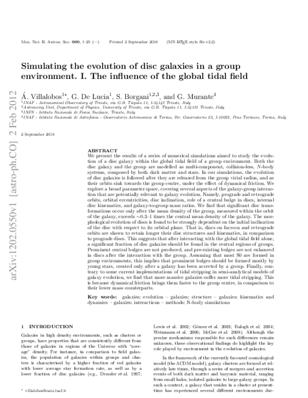 (PDF) Simulating the evolution of disc galaxies in a group environment ...