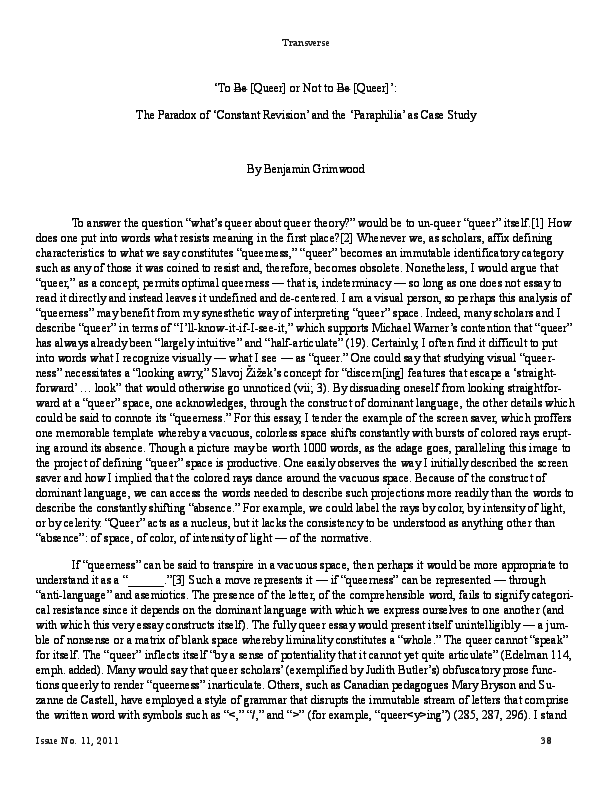 Paraphilias case essay 02 image