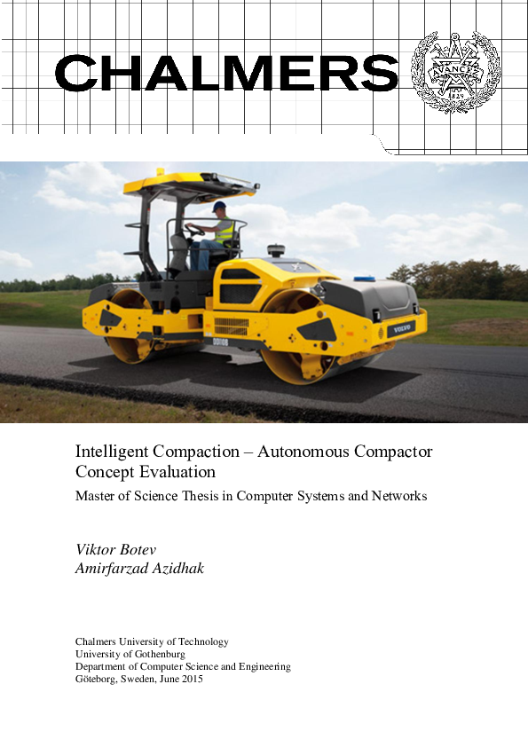 (PDF) Intelligent Compaction - Autonomous Compactor Concept Evaluation