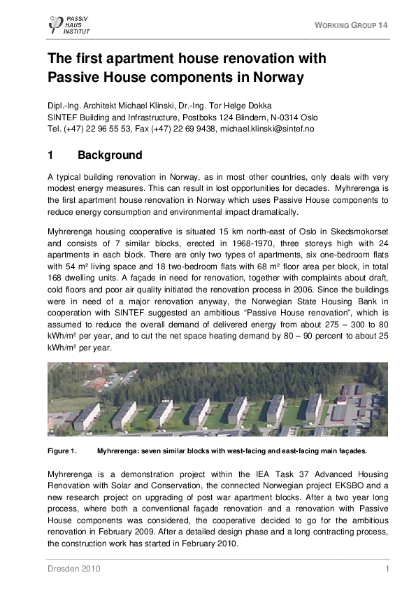 Curated visual reference: Picture Idea: Pdf The First Apartment House Renovation With Passive House