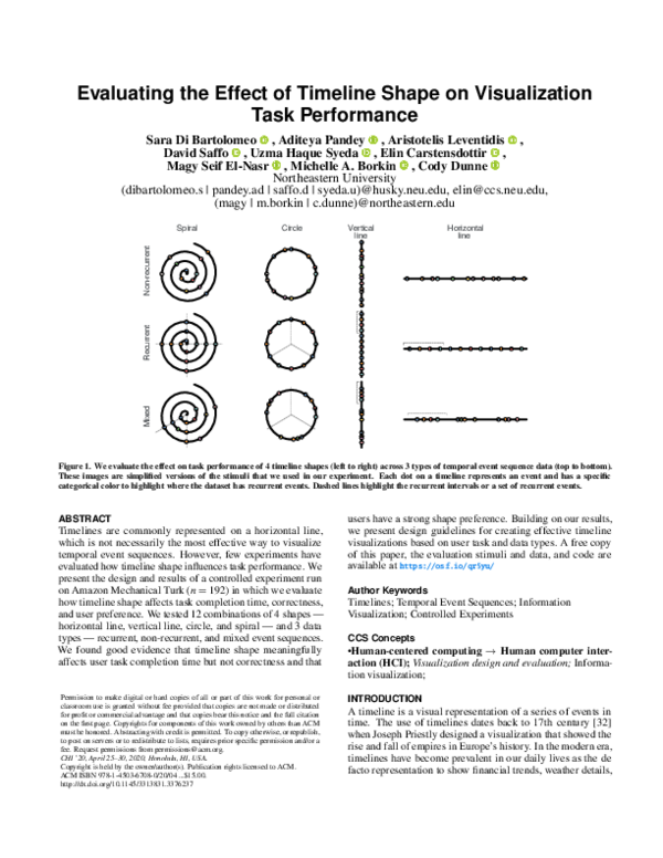 (PDF) Evaluating the Effect of Timeline Shape on Visualization Task ...
