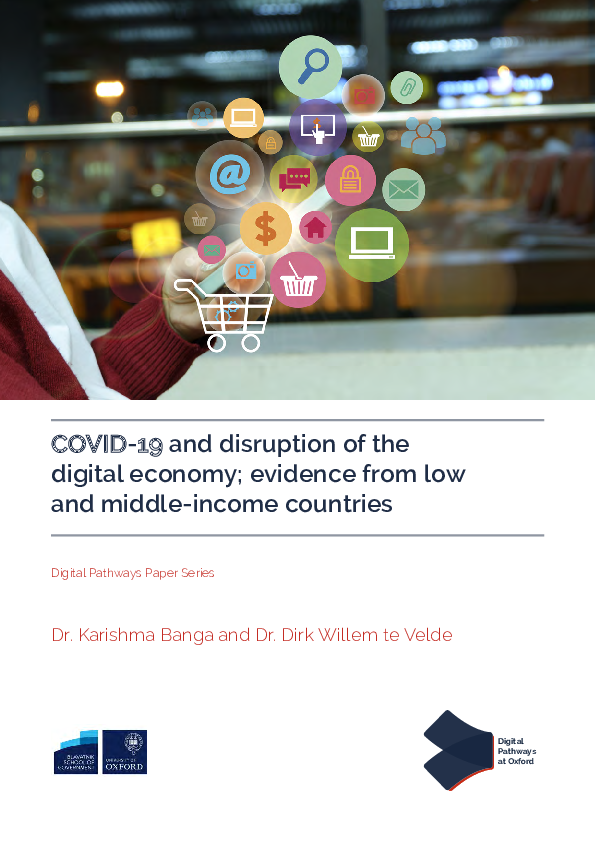 (PDF) COVID-19 and disruption of the digital economy; evidence from low ...
