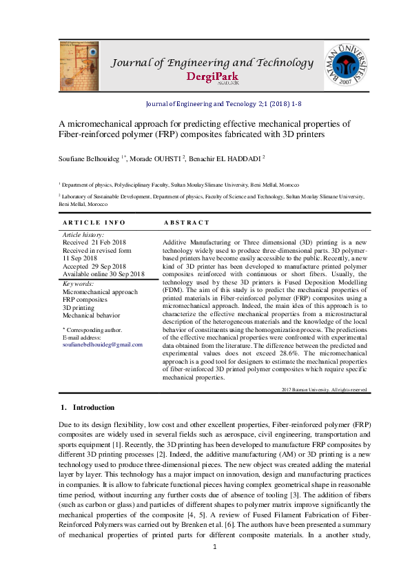 (PDF) A micromechanical approach for predicting effective mechanical ...