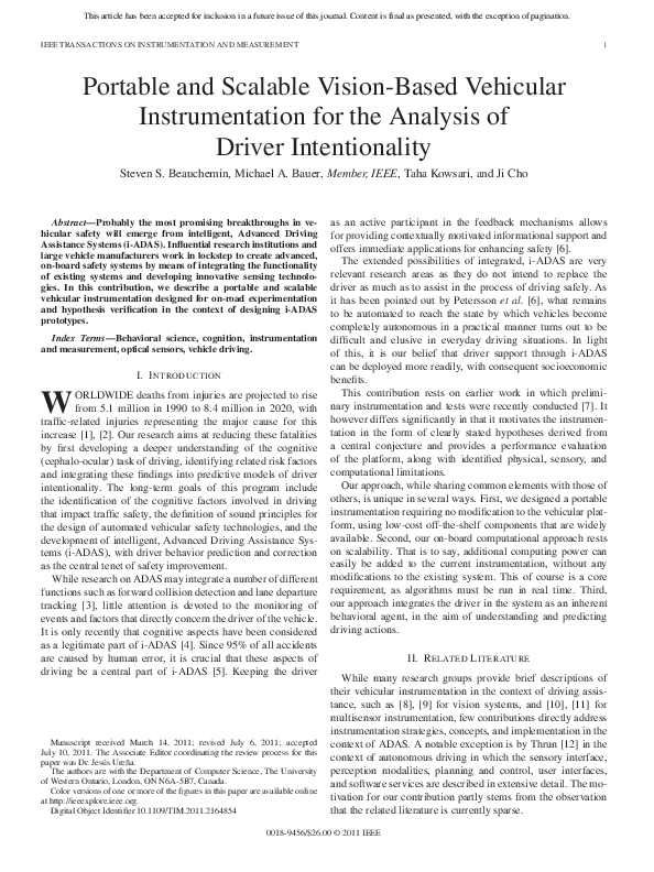 (PDF) This article has been accepted for inclusion in a future issue of ...