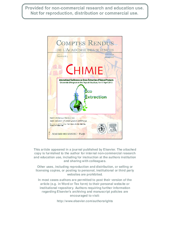 (PDF) Integrating medicinal plants extraction into a highvalue