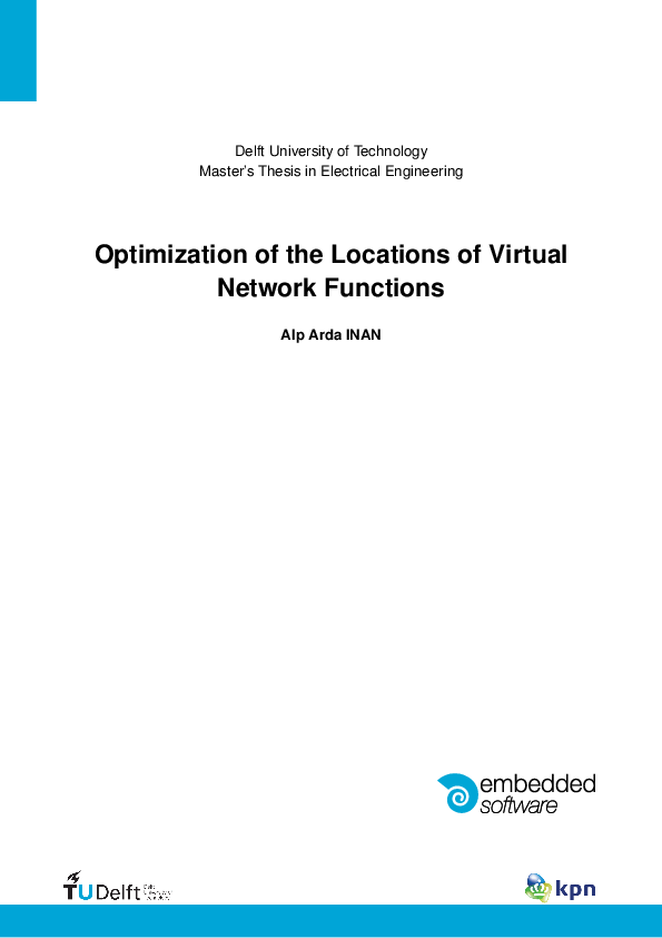 (PDF) Optimization of the Locations of Virtual Network Functions