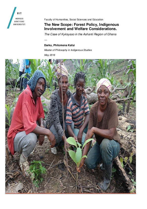 (PDF) The New Scope: Forest Policy, Indigenous Involvement and Welfare ...