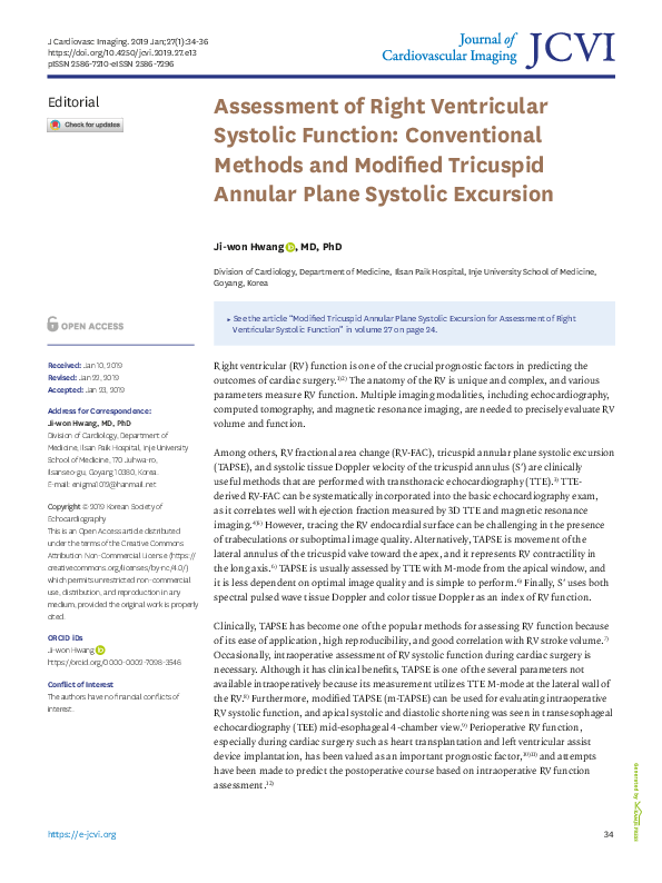 (PDF) Assessment of right ventricular systolic function with dP/dt in ...