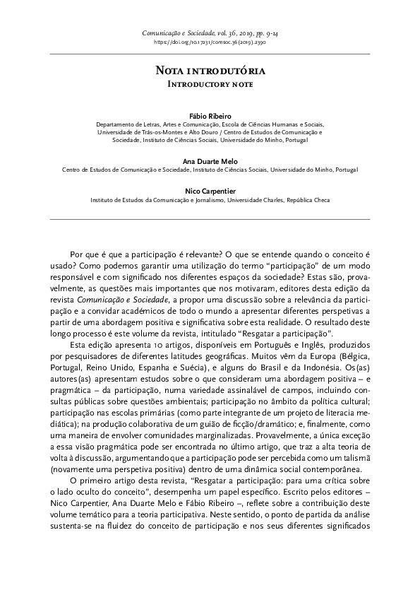 (PDF) Nota introdutória