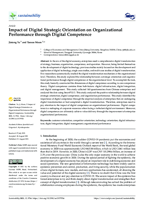 (PDF) Impact of Digital Strategic Orientation on Organization ...
