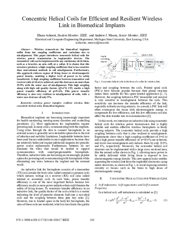 (PDF) Concentric helical coils for efficient and resilient wireless ...