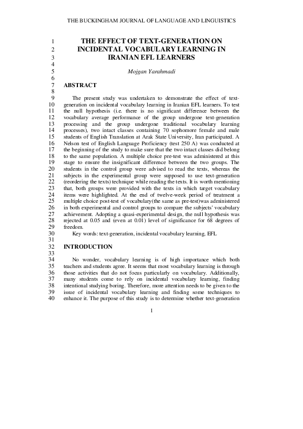 (PDF) Iranian Efl Learners