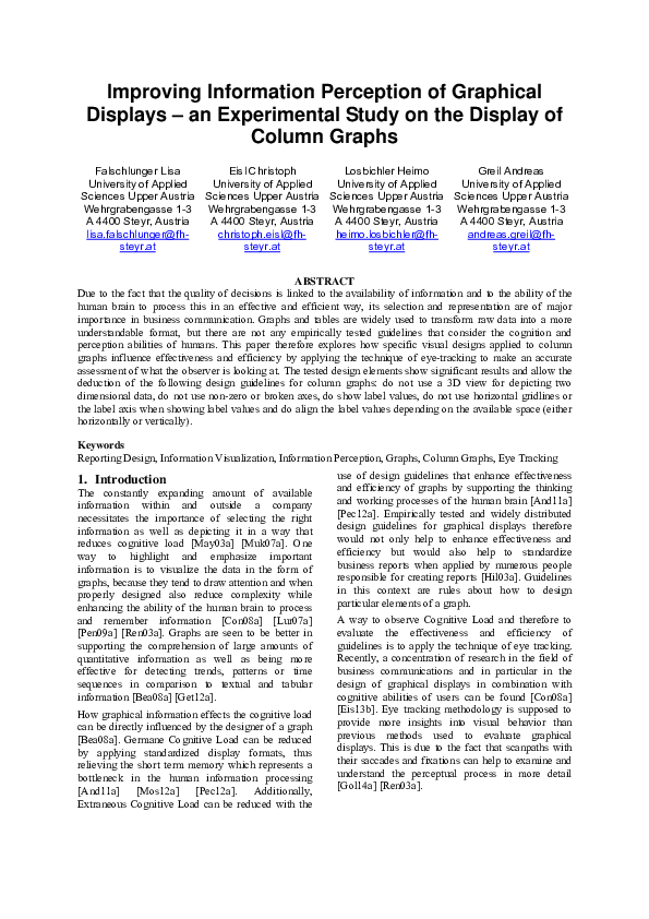 (PDF) Improving Information Perception of Graphical Displays – an ...