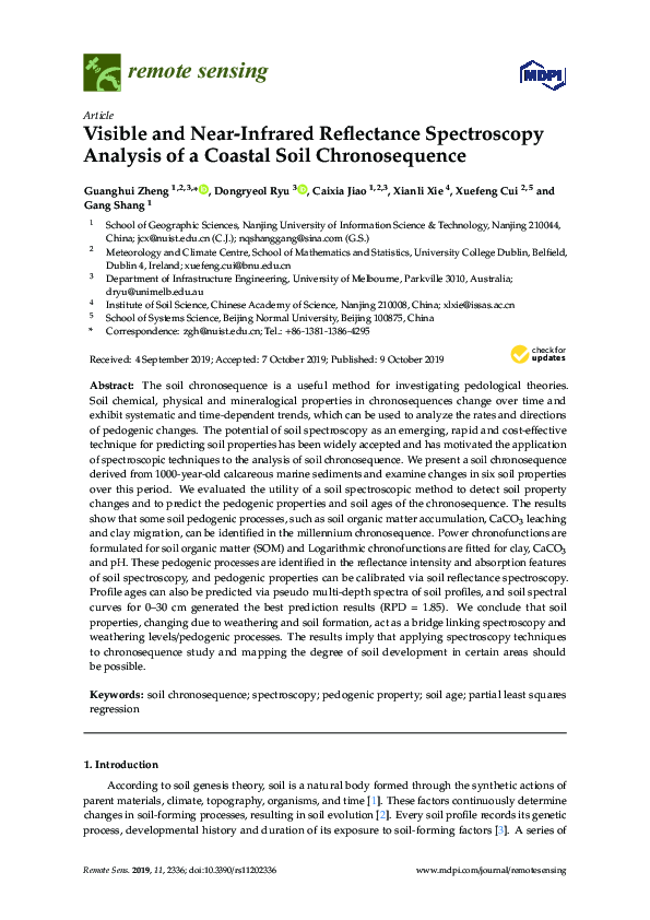 (PDF) Visible and Near-Infrared Reflectance Spectroscopy for Assessment ...