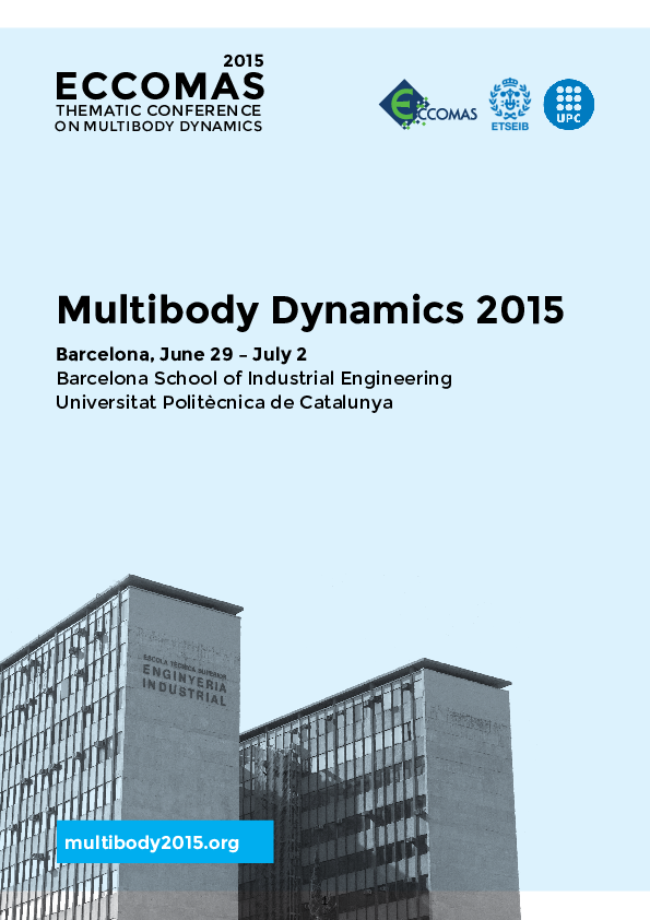 (PDF) ECCOMAS Thematic Conference on Multibody Dynamics 2015