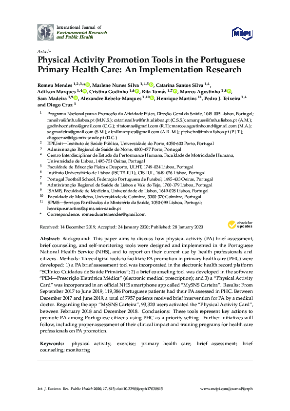 (PDF) Physical Activity Promotion Tools in the Portuguese Primary ...
