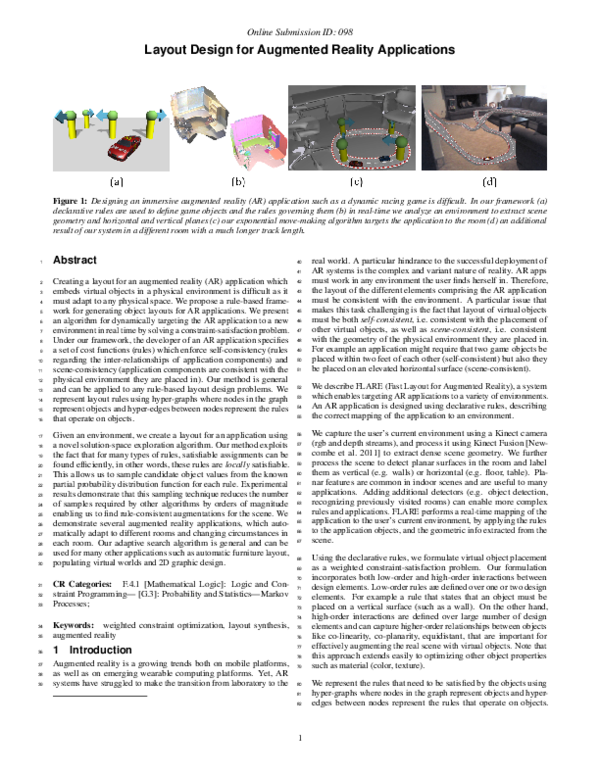 (PDF) Layout Design for Augmented Reality Applications