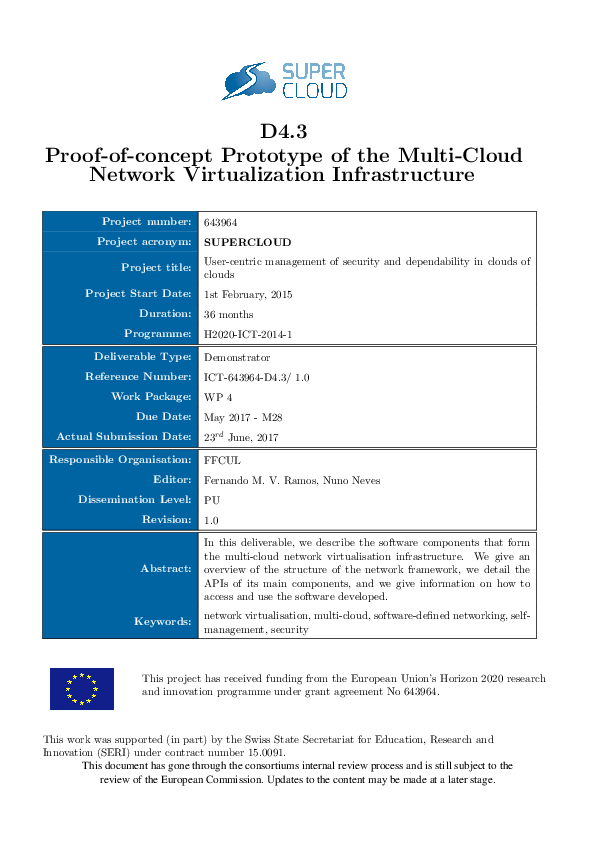 (PDF) D4.3 - Proof-Of-Concept Prototype Of The Multi-Cloud Network ...