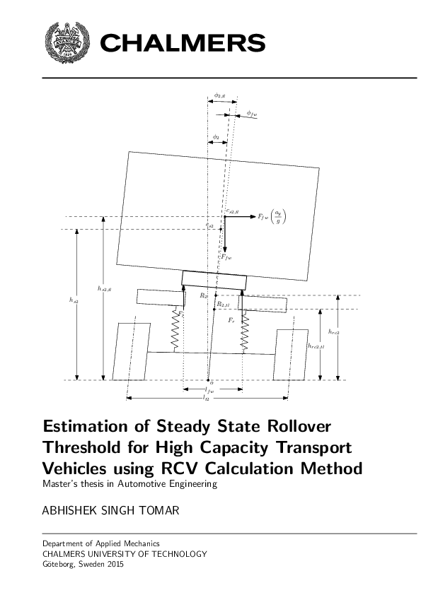 (PDF) Estimation of Steady State Rollover Threshold for High Capacity ...