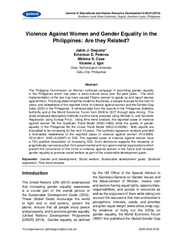 (PDF) Violence against Women and Gender Equality in the Philippines.pdf