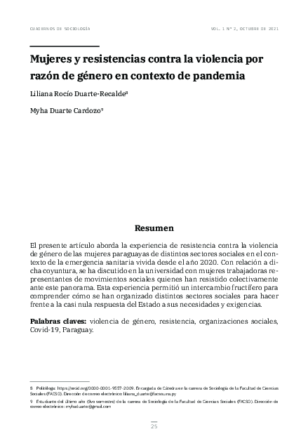 (PDF) Mujeres y resistencias contra la violencia por razón de género en ...