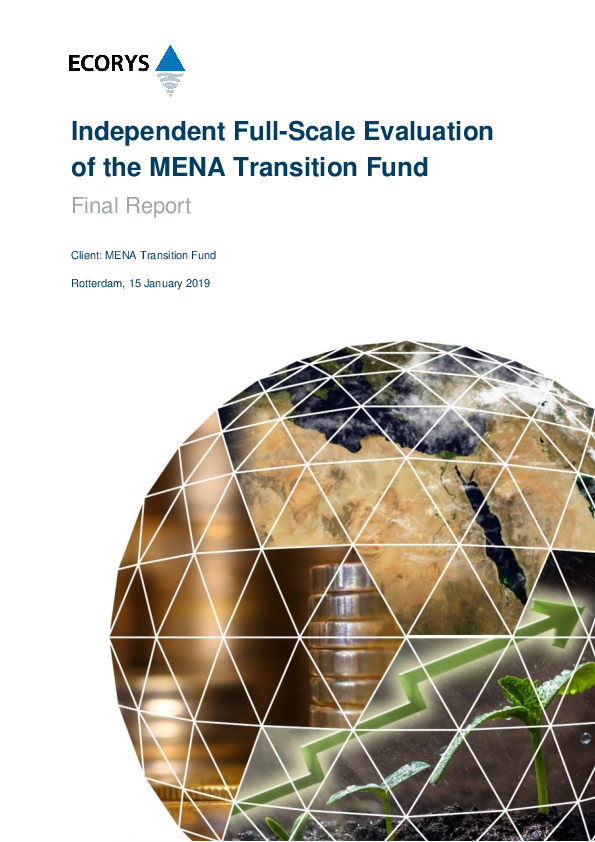 (PDF) Independent Full-Scale Evaluation of the MENA Transition Fund