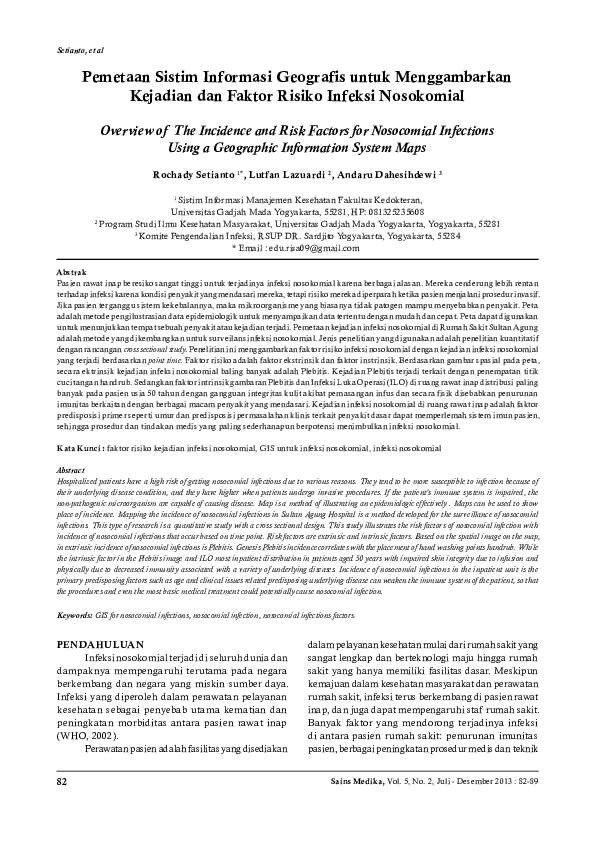 (PDF) Overview of The Incidence and Risk Factors for Nosocomial ...
