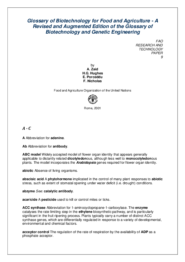 pdf-glossary-of-biotechnology-for-food-and-agriculture-a-revised-and