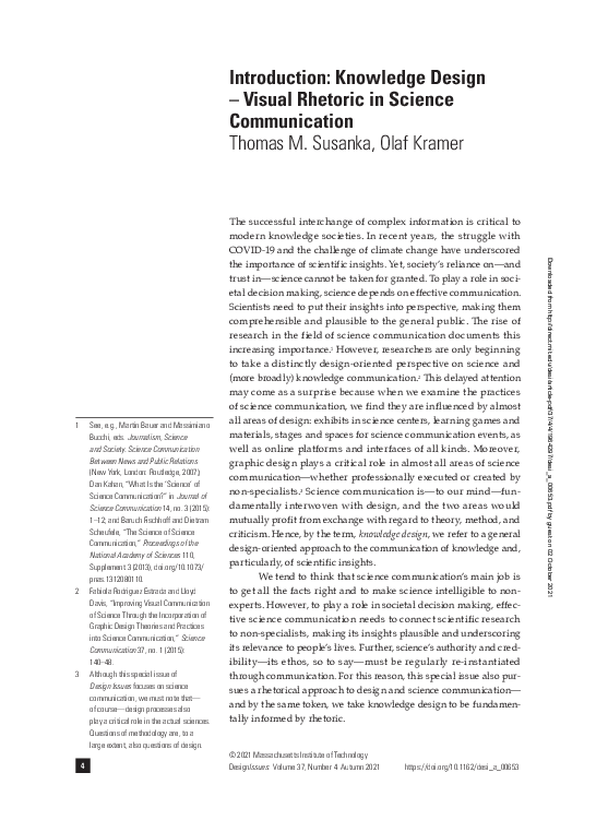 (PDF) Introduction: Knowledge Design – Visual Rhetoric in Science ...