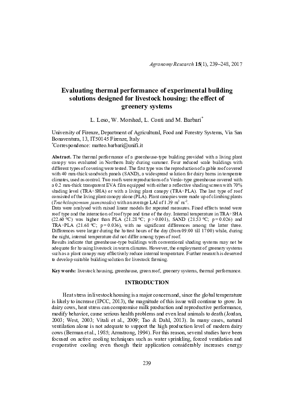 (PDF) Evaluating thermal performance of experimental building solutions ...