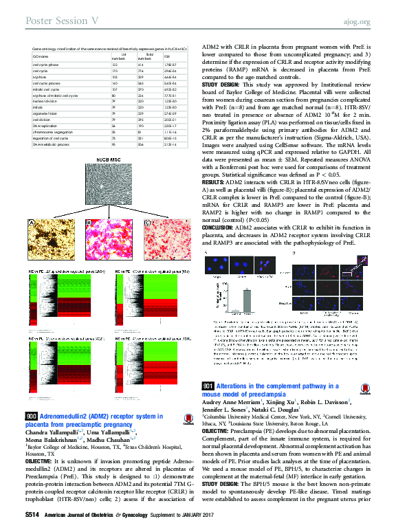 (PDF) 900: Adrenomedullin2 (ADM2) receptor system in placenta from ...