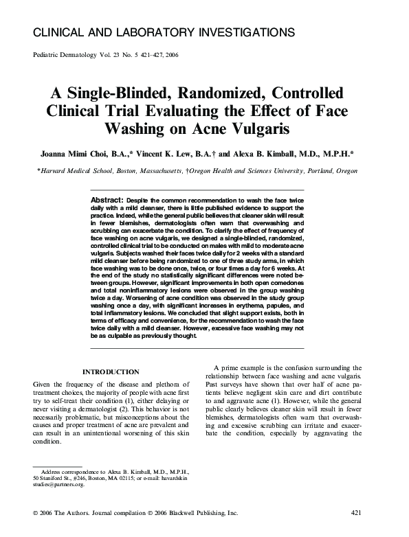 (PDF) A Single‐Blinded, Randomized, Controlled Clinical Trial ...