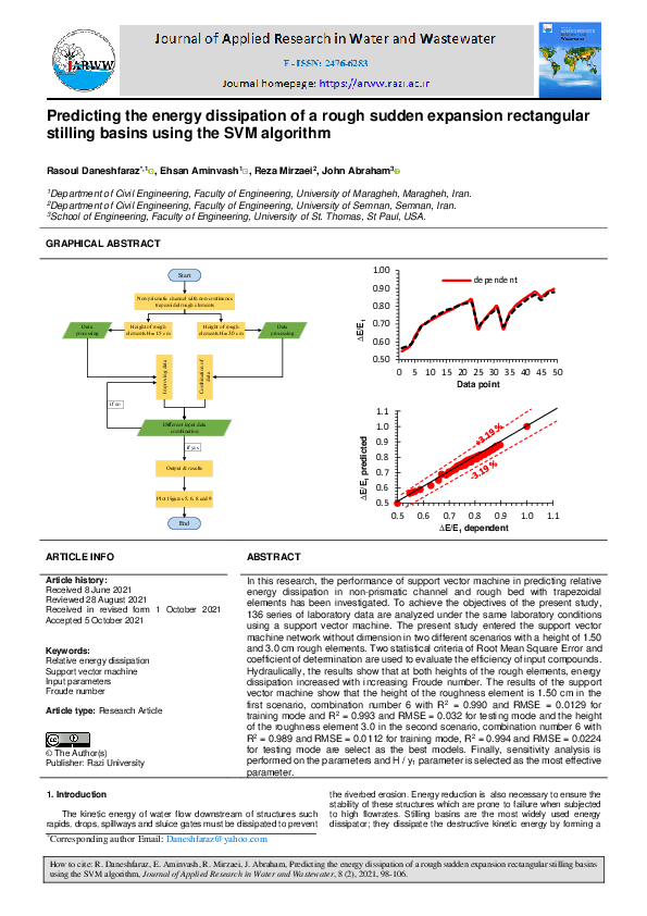(PDF) Predicting the energy dissipation of a rough sudden expansion ...