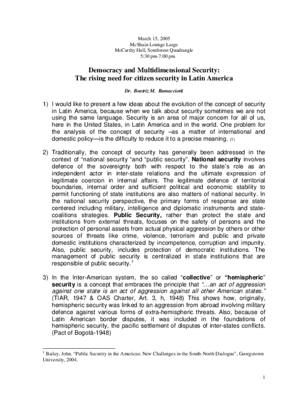 (PDF) Democracy and Multidimensional Security : The rising need for ...