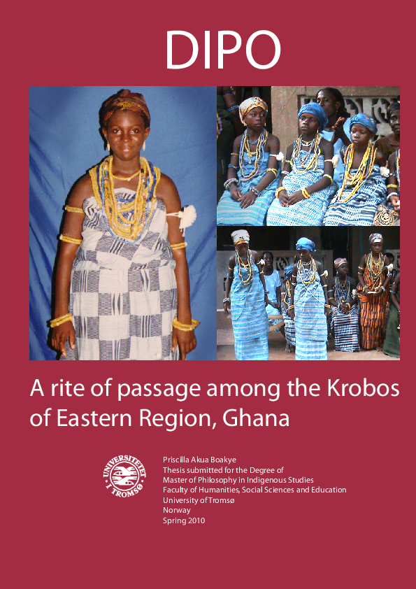 (PDF) Dipo : a rite of passage among the Krobos of Eastern Region ...