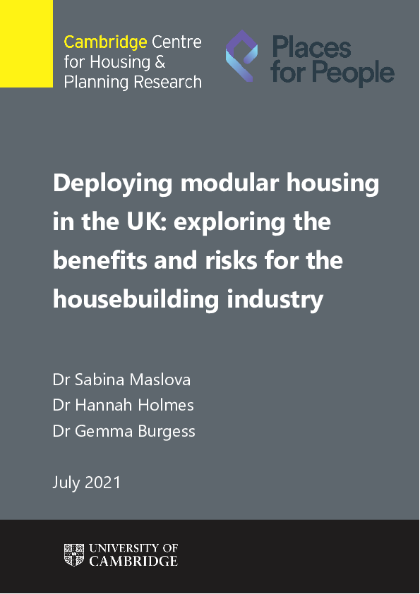 (PDF) Deploying modular housing in the UK: exploring the benefits and ...