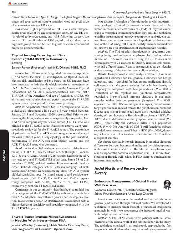 (PDF) Facial Plastic and Reconstructive Surgery