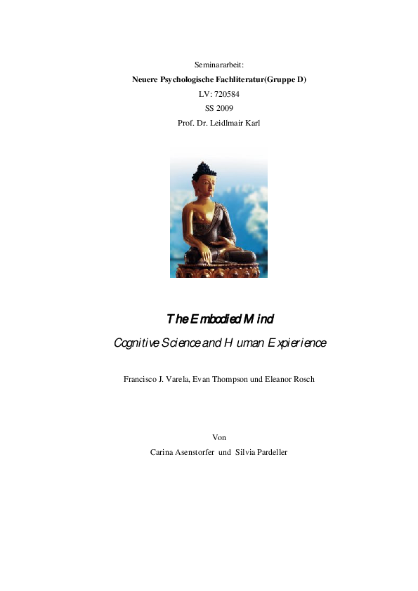 (PDF) The Embodied Mind: Cognitive Science and Human Experience