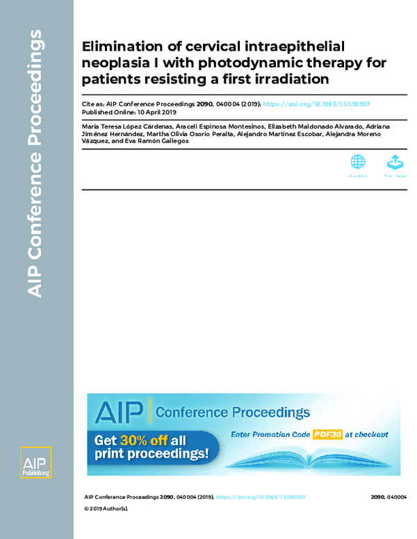 (PDF) Elimination of cervical intraepithelial neoplasia I with ...