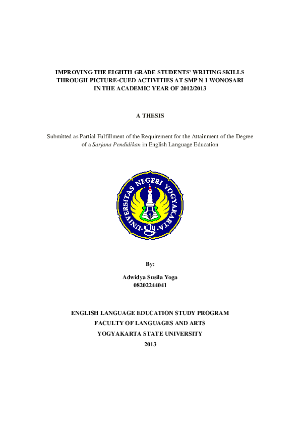 (PDF) Improving the Eighth Grade Students’ Writing Skills Through ...