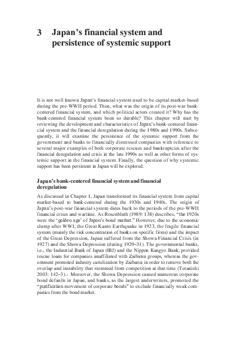 (PDF) Chapter 3 Japan’s financial system and persistence of systemic ...