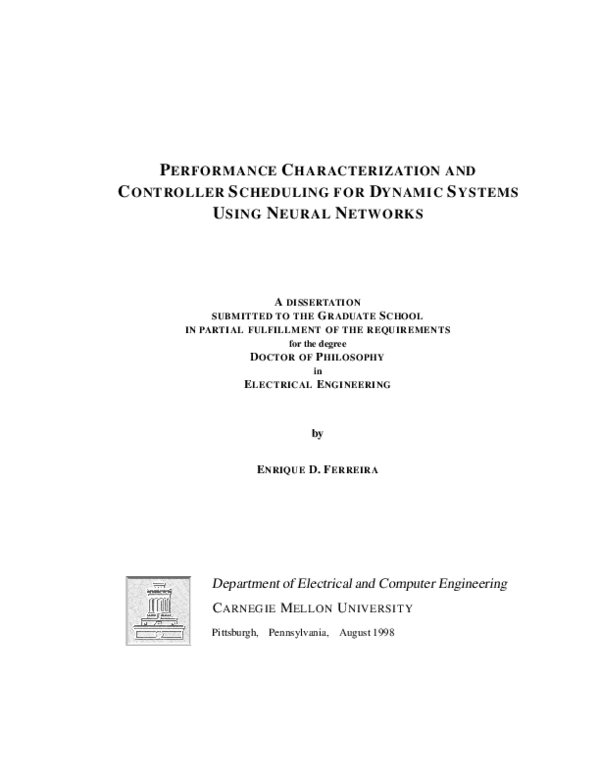 (PDF) Performance characterization and controller scheduling for ...
