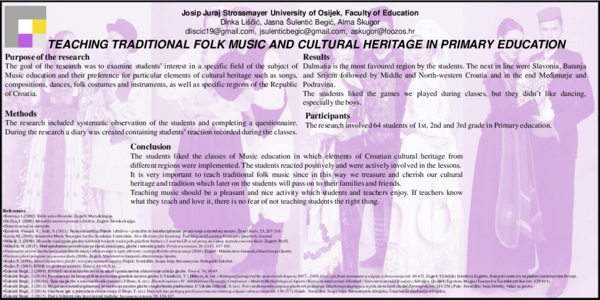 (PDF) Teaching traditional folk music and cultural heritage in primary ...