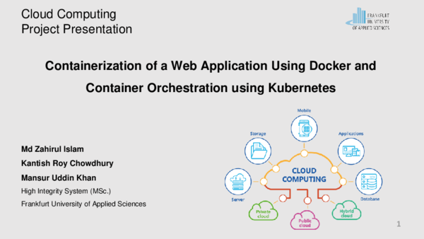 (PDF) Containerization of a Web Application Using Docker and Container ...