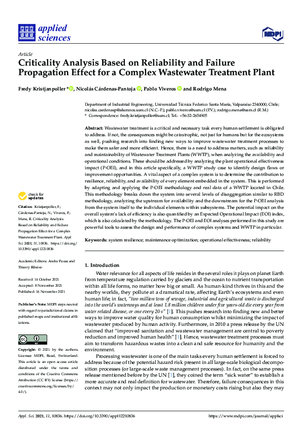 (PDF) Criticality Analysis Based on Reliability and Failure Propagation ...