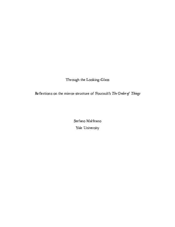(PDF) Through the Looking-Glass: Reflections on the mirror-structure of ...